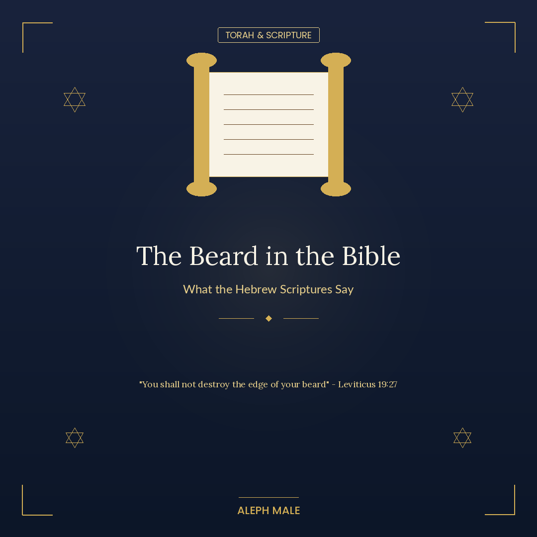 The Beard in the Bible: What the Hebrew Scriptures Say About Facial Hair