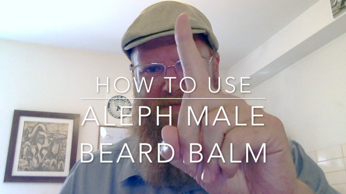 How to Use Aleph Male Beard Balm