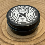 Man with majestic beard using Aleph Male Havdalah natural beard balm