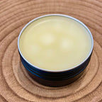 Close-up of healthy beard styled with Aleph Male Havdalah beard balm