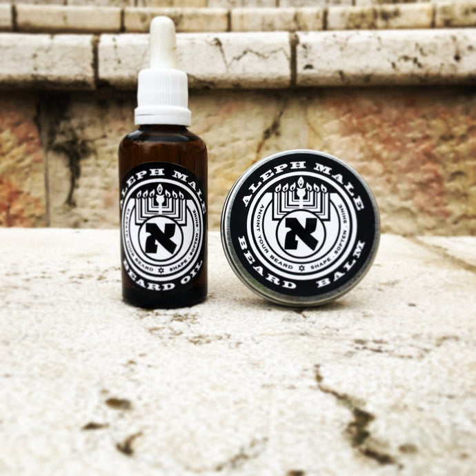 Make Your Own Aleph Male Beard Balm + Oil Combo 🔥